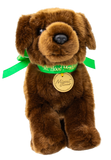 Avalanche dog plush front view.