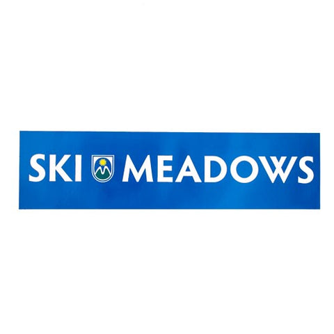 Ski Meadows Bumper Sticker