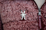 Ski Cross Snowflake Pin