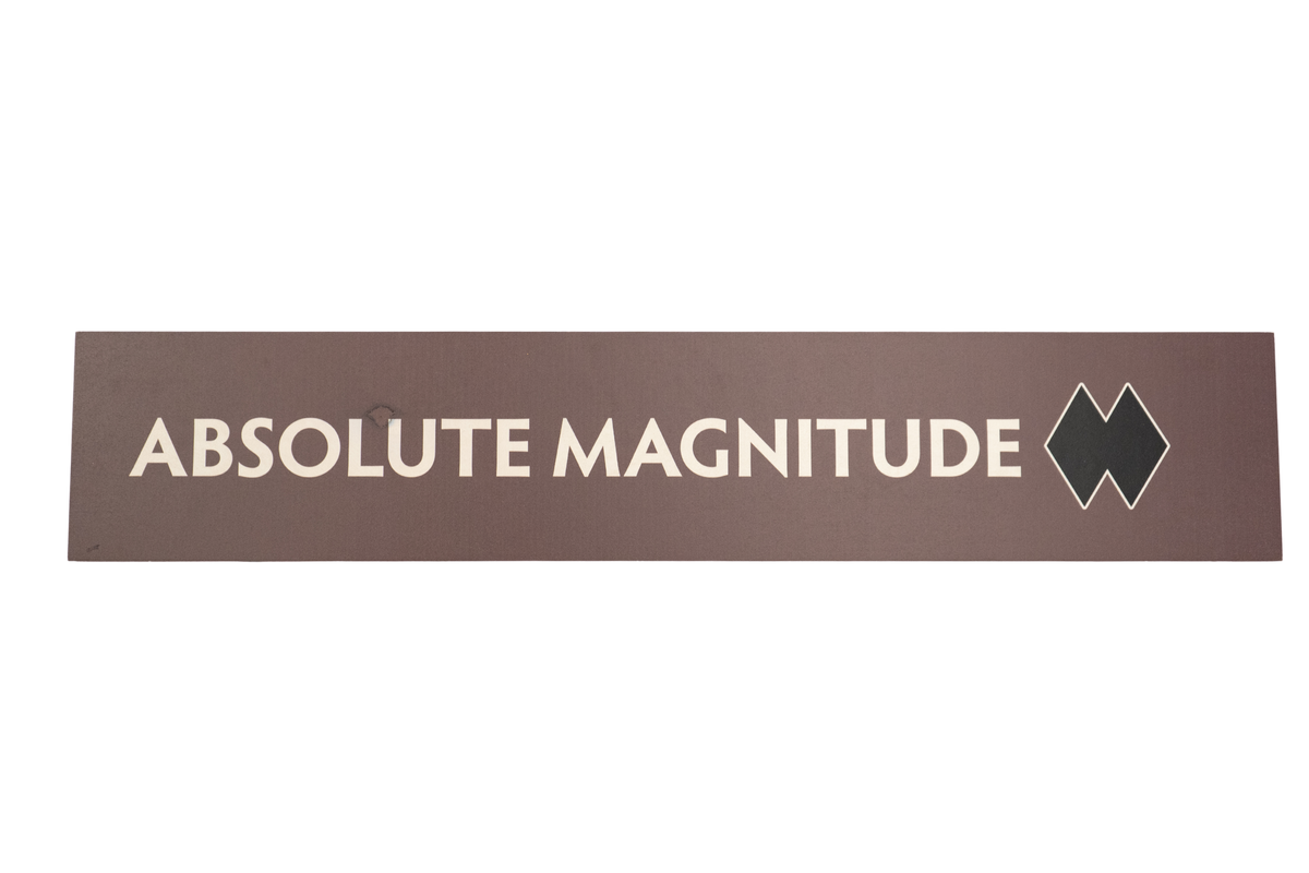 Absolute Magnitude Trail Sign – Mt. Hood Meadows Gift Shop
