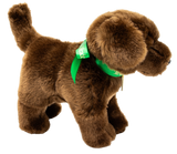 Avalanche dog plush side view.