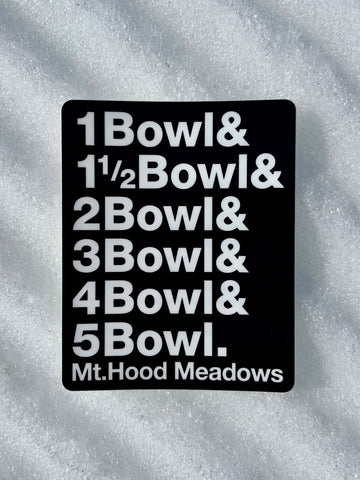 MHM Bowls Sticker