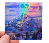 Holographic Mt. Hood Sticker