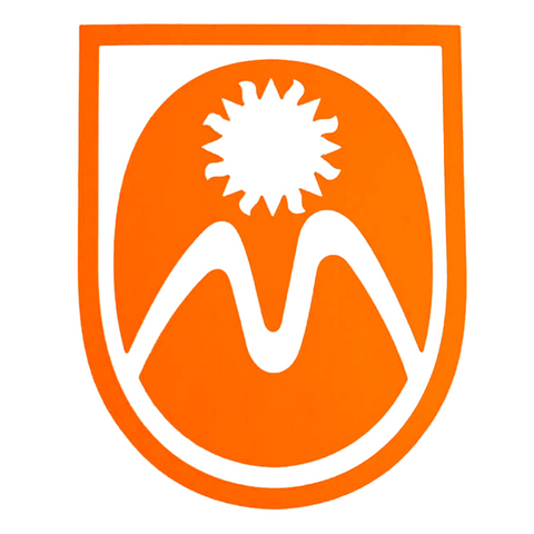 Shield Decal (Neon Orange)